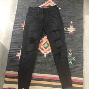 Black Hi-rise Jegging